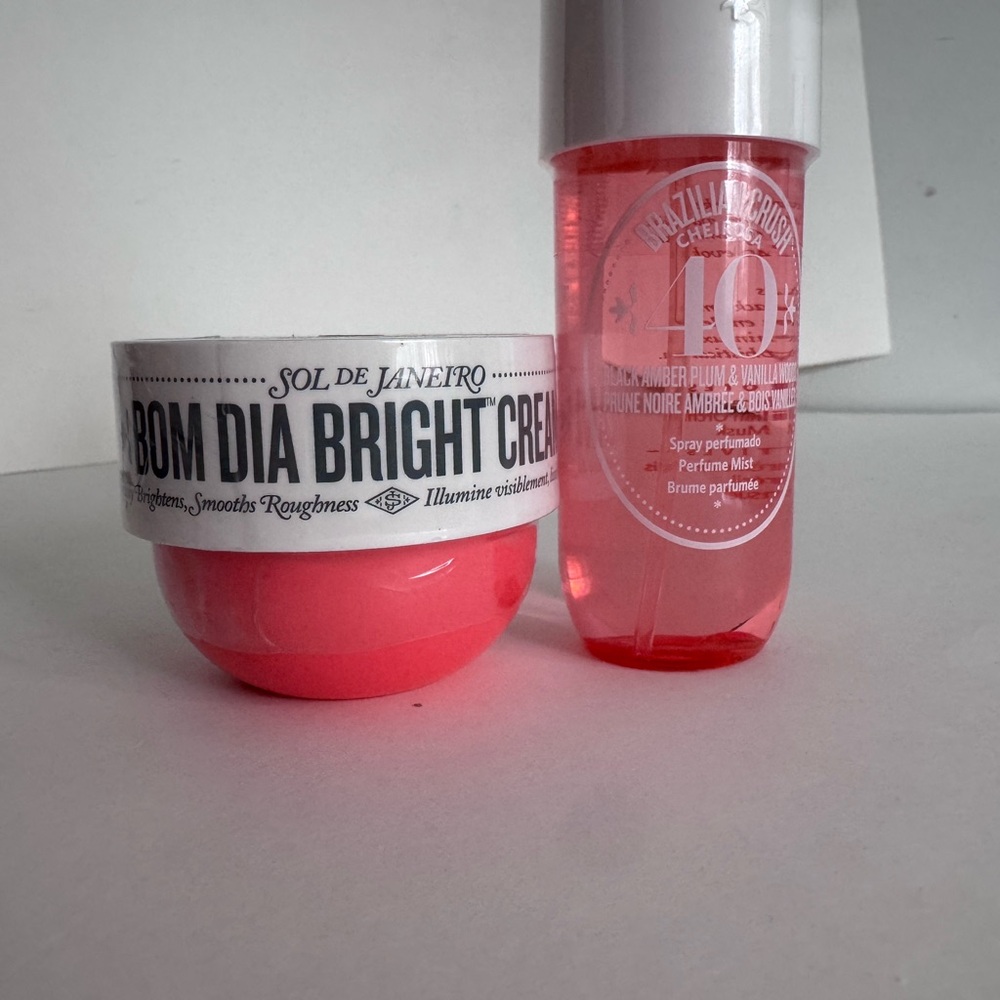 Sol de Janeiro Cheirosa 40 Perfume Mist + Bom Dia Bright Cream Set NEW Sealed
